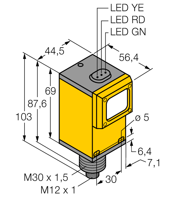 德国TURCK图尔克光电传感器Q45BB6LPQ5