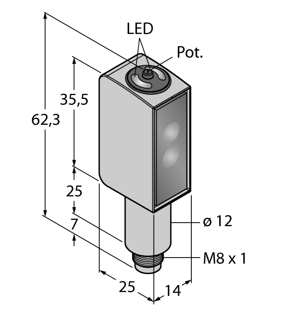 德国TURCK图尔克光电传感器QMH26VPLPQ7