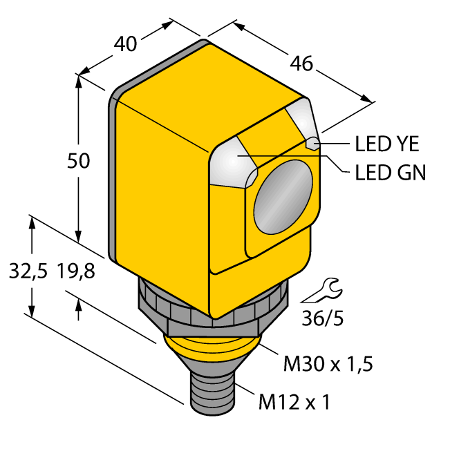德国TURCK图尔克光电传感器Q40RW3LPQ1