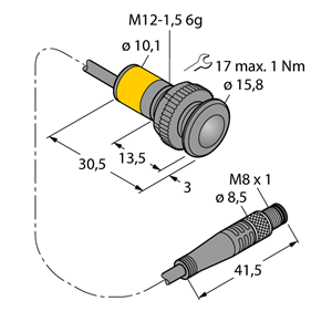 德国TURCK图尔克光电传感器SB12TE1Q3