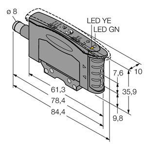德国TURCK图尔克光电传感器D10AFPQ5