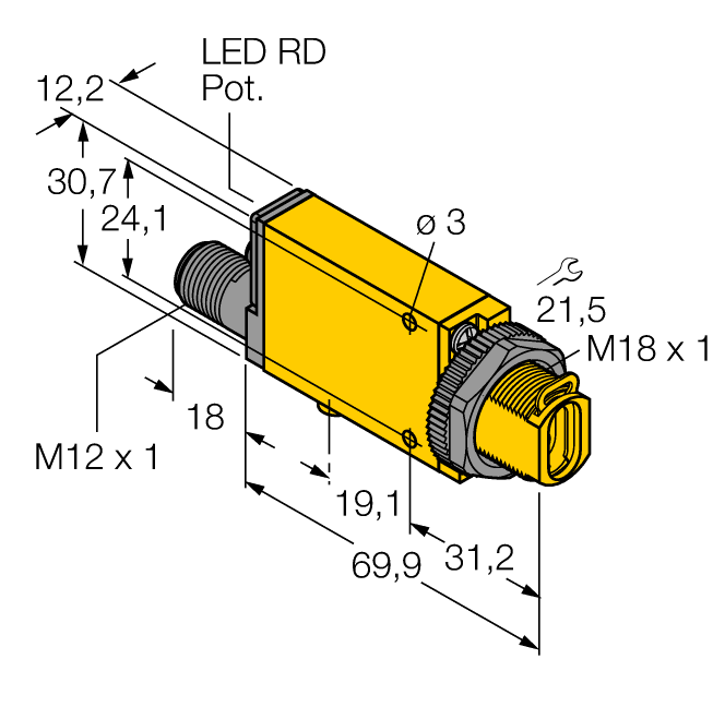 德国TURCK图尔克光电传感器SM31RLMHSQD