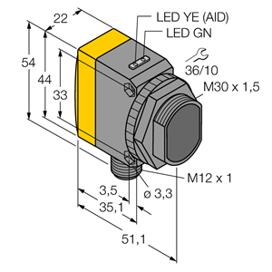 德国TURCK图尔克光电传感器QS30AFF400Q