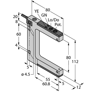 德国TURCK图尔克光电传感器SLM80B6