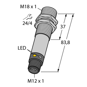 德国TURCK图尔克光电传感器M18SP6FF25Q