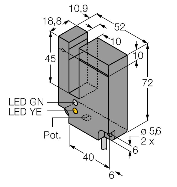 德国TURCK图尔克光电传感器SL10VB6V