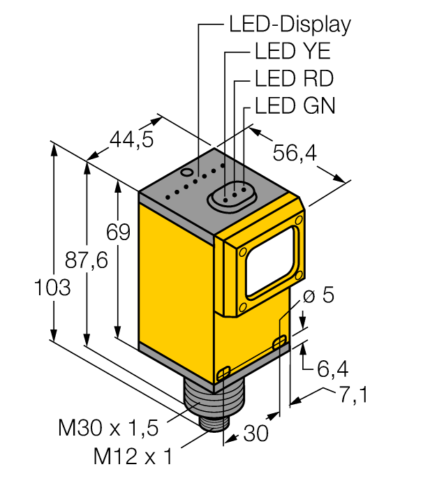 德国TURCK图尔克光电传感器Q45VR2CV4Q