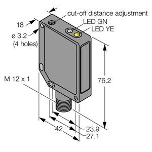 德国TURCK图尔克光电传感器QMT42VN6DXQ