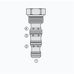 HYDRAFORCE海德福斯双先导式止回阀DC10-40