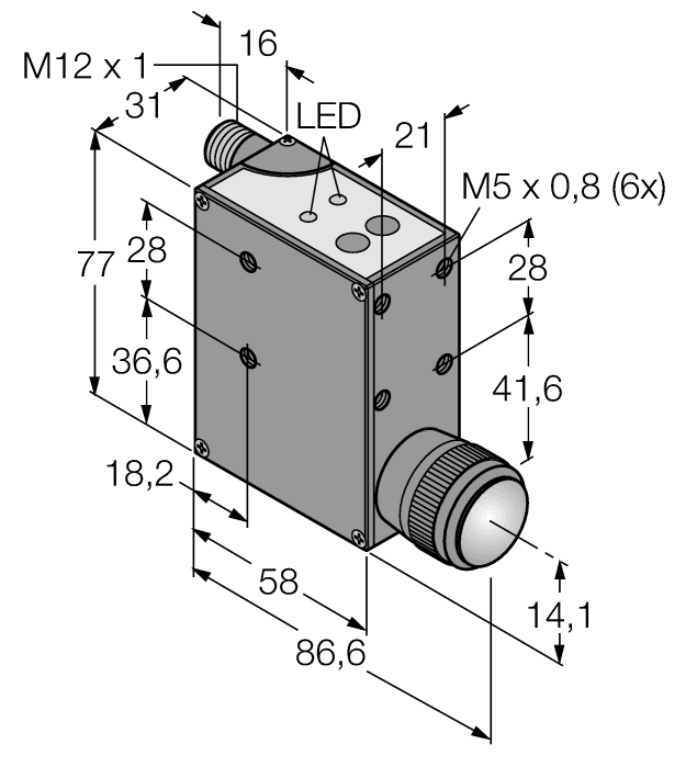 德国TURCK图尔克光电传感器QL56M6XD30BQ