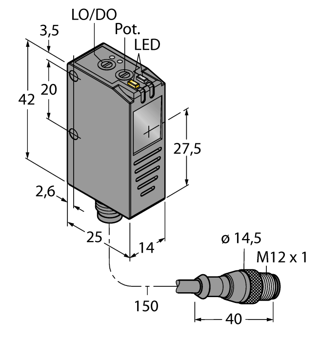 德国TURCK图尔克光电传感器Q26NXLPQ5