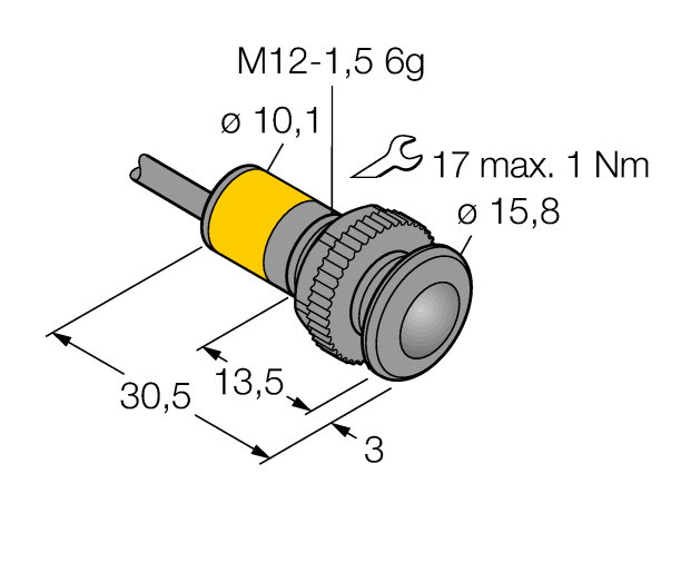 德国TURCK图尔克光电传感器SB12TAPR
