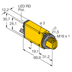 德国TURCK图尔克光电传感器SM2A312FV