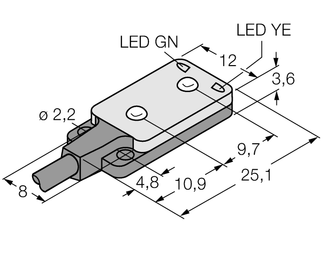 德国TURCK图尔克光电传感器VS2RP5CV30Q5