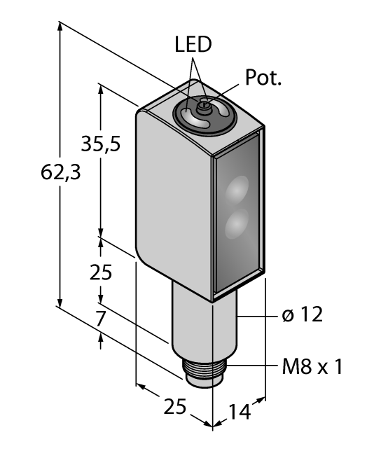 德国TURCK图尔克光电传感器QMH26EPXLPCQ7