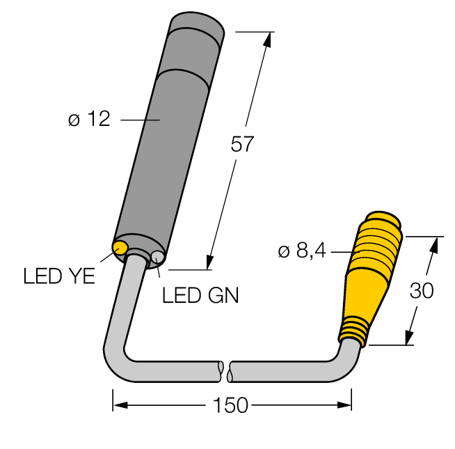 德国TURCK图尔克光电传感器M126E1LDQ