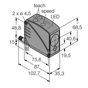 德国TURCK图尔克光电传感器LT3BDLVQ