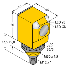 德国TURCK图尔克光电传感器Q40AW3FF600Q4