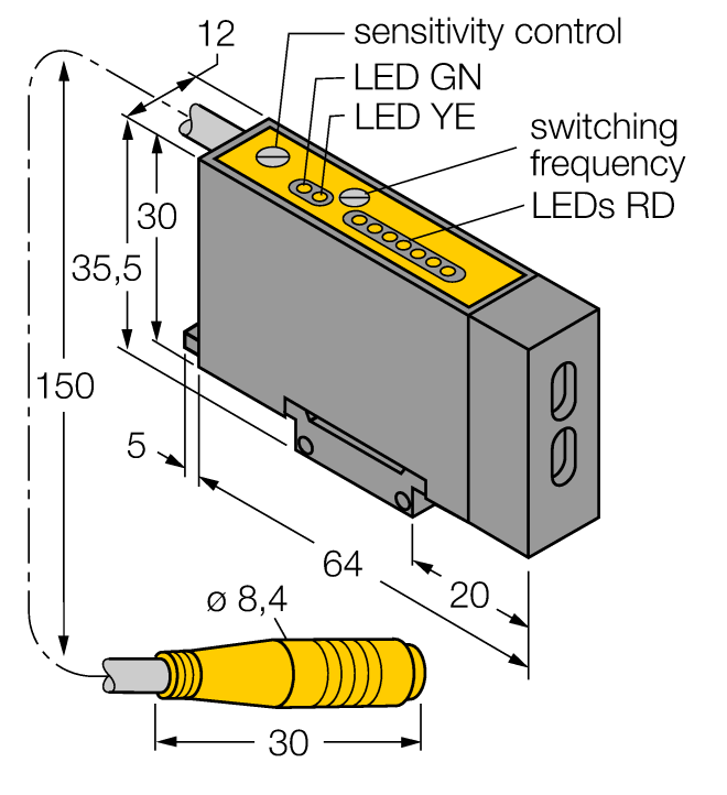 德国TURCK图尔克光电传感器D12SP6FPHQ