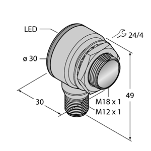 德国TURCK图尔克光电传感器TM18VN6DVQ8