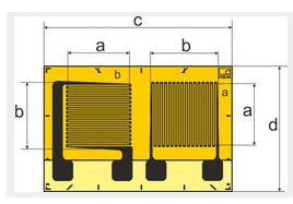 德国HBM带焊盘T型应变花1-XY3x-6/120
