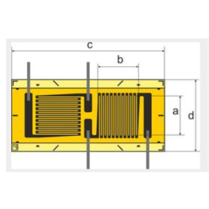 德国HBM两个栅丝T型应变花1-XY1x-6/350