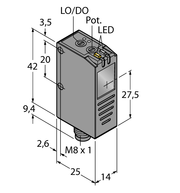 德国TURCK图尔克光电传感器Q26PXLPQ7