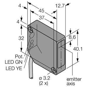 德国TURCK图尔克光电传感器PD45VP6C200