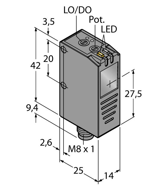 德国TURCK图尔克光电传感器Q26PXLPQ7