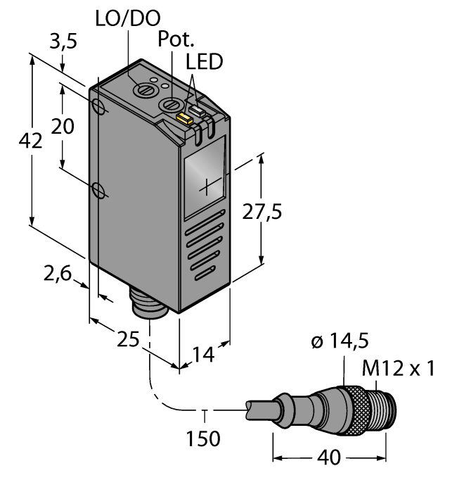 德国TURCK图尔克光电传感器Q26PLUMQ5