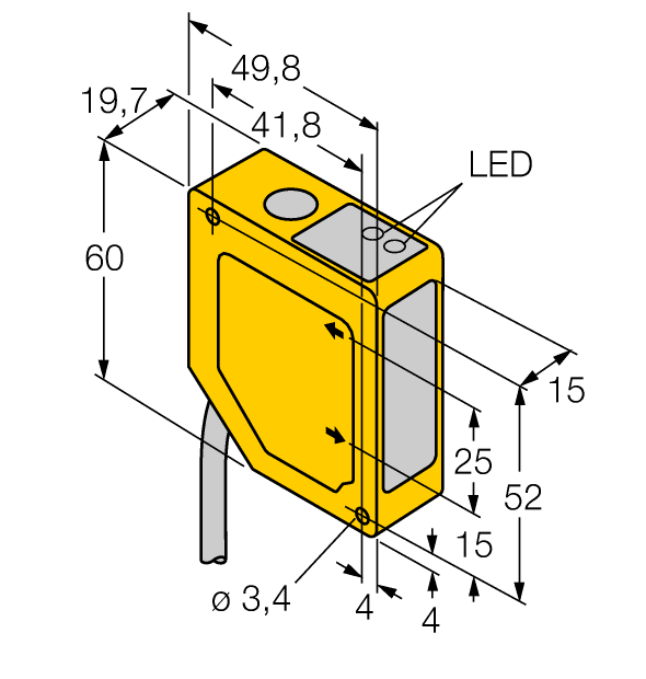 德国TURCK图尔克光电传感器Q50BI
