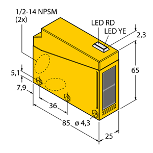 德国TURCK图尔克光电传感器Q853E-B