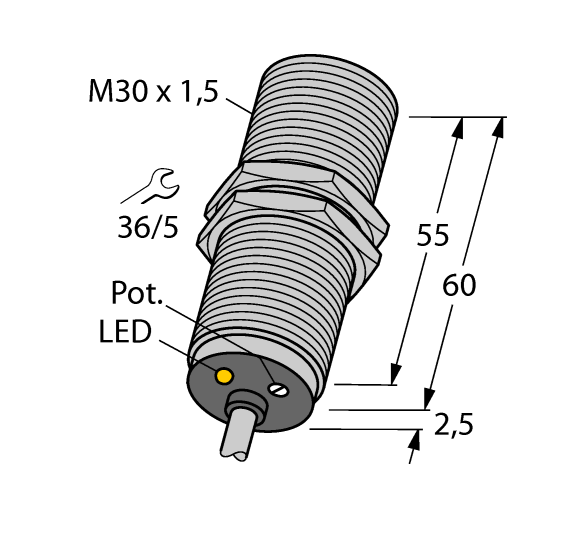 德国TURCK图尔克电容式传感器BC10-M30K-AZ3X