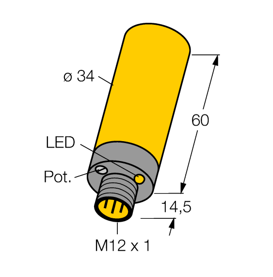 德国TURCK图尔克电容式传感器BC15-K34-VP4X