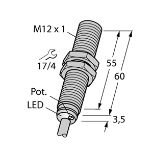 德国TURCK图尔克电容式传感器BC3-M12-AN6X