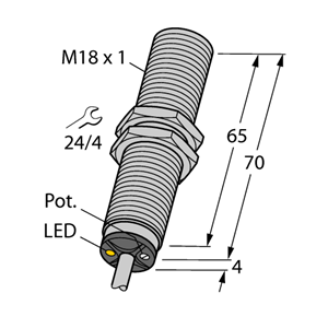 德国TURCK图尔克电容式传感器BC5-M18-RZ3X
