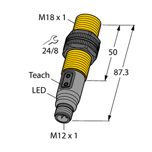 德国TURCK图尔克电容式传感器BCT5-S18-UP6X2T-H1151