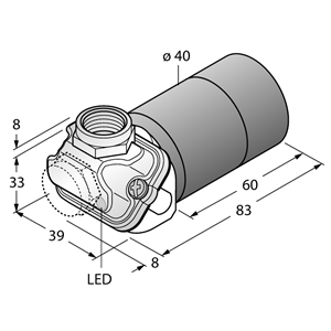 德国TURCK图尔克电容式传感器BC20-K40WDTC-VP4X2/S930