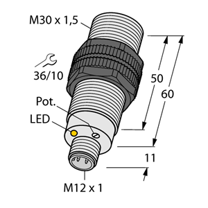 德国TURCK图尔克电容式传感器BCC10-S30WD-AP4X-H1141