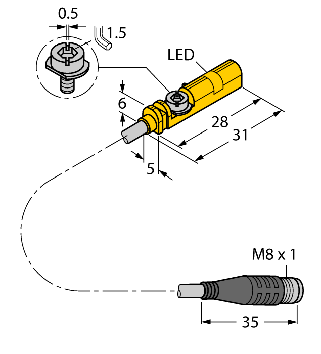 德国TURCK图尔克磁场传感器BIM-UNT-AP6X-0.3-PSG3S/S1139