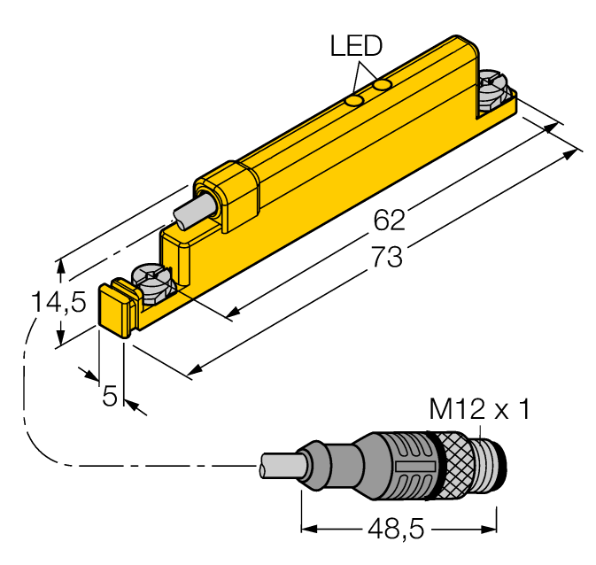 德国TURCK图尔克磁场传感器WIM45-UNTL-LIU5X2-0.3-RS4