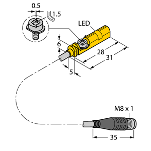 德国TURCK图尔克磁场传感器BIM-UNT-AN6X-0.3-PSG3S
