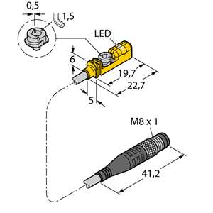 德国TURCK图尔克电容式传感器BIM-UNTK-AP7X-0.3-RS4