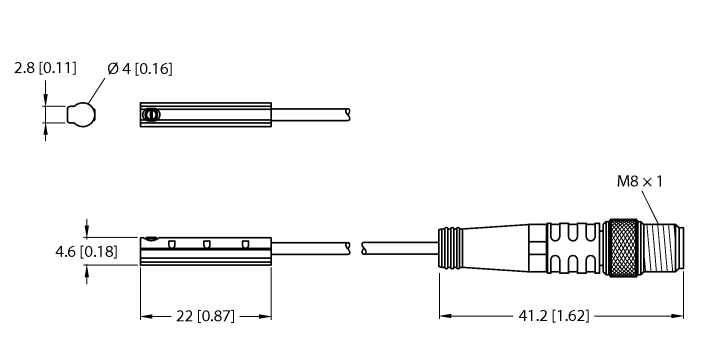 德国TURCK图尔克电容式传感器BIM-UNC-AP6X-0.3-RS4