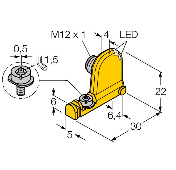 德国TURCK图尔克电容式传感器BIM-UNT-AP6X2-H1141