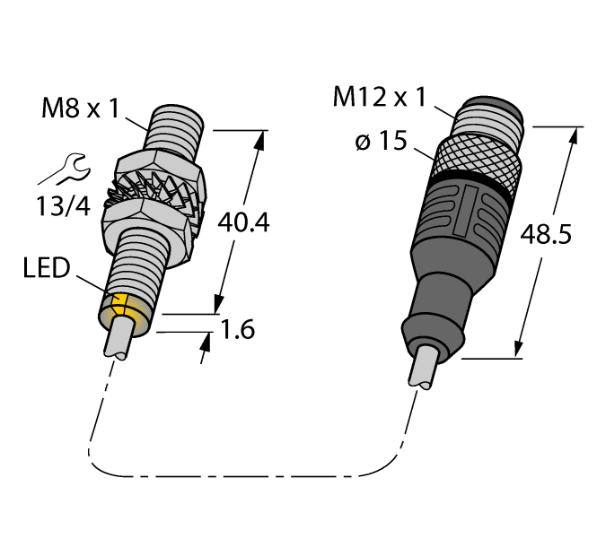 德国TURCK图尔克电容式传感器BIM-EG08-Y1X-2-RS4.21T/S90