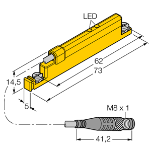 德国TURCK图尔克电容式传感器WIM45-UNTL-LIU5X2-0.3-PSG4M
