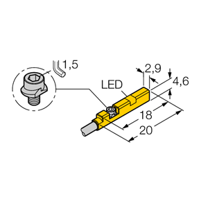德国TURCK图尔克磁场传感器BIM-UNR-AP6X 7M