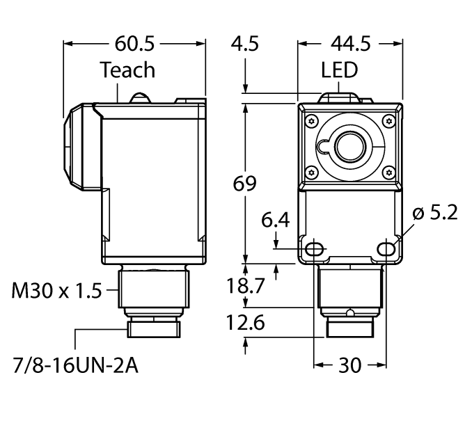 德国TURCK图尔克超声波传感器Q45UBB63DAQ