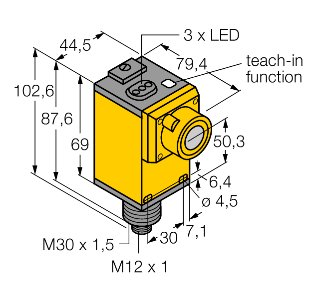 德国TURCK图尔克超声波传感器Q45ULIU64BCR
